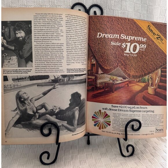 Vintage People Magazine 10/9/78 Issue Featuring Jaclyn Smith, Roberta Flack, Sop - Picture 3 of 7